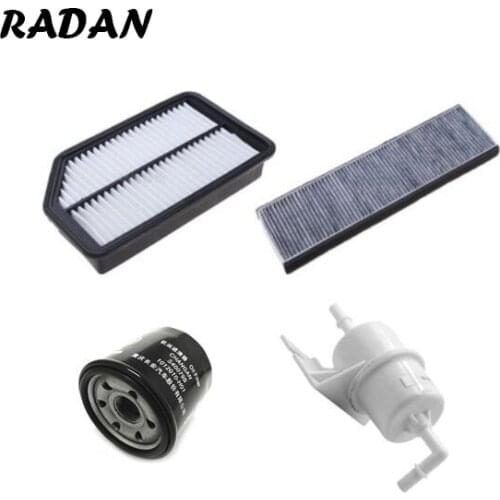 4 pcs/lot Filters set Air A/C Oil Fuel Filter For Chana CX20 Benni 1.3