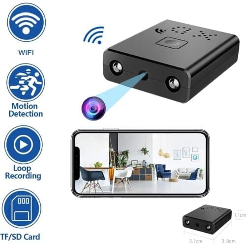 4K 1080P Mini Camera WiFi Smart Wireless Camcorder ip Smallest Mini Camcorder Sport Micro Camera Loop Recording Remote Monitor