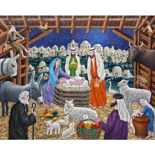 Diamond embroidery Religion jesus birth born DIY Diamond Painting Cross Stitch kits 5d pattern,Hieroglyphs photo puzzle C442