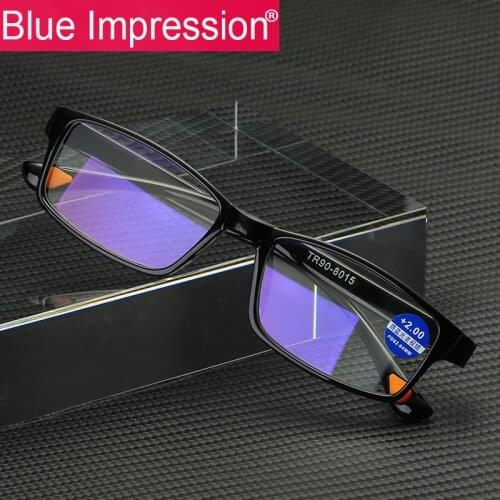 B.I TR90 Ultralight Anti Blue-Ray Reading Glasses Anti Blue Light Presbyopic Glasses Hyperopia Eyewear Readers +1.5 2.5 3.5