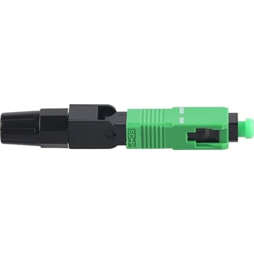 Free shipping 100Pcs/Lot ≤0.3dB 8802-TLC/3 60mm SC APC Single-Mode FTTH Fiber Optic SM Fast Connector SC/APC Quick-Connector