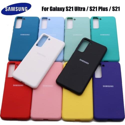 S21 Case Samsung Galaxy S21Ultra S21plus Silky Silicone Cover High Quality Soft-Touch Back Protective Galaxy S21+ plus