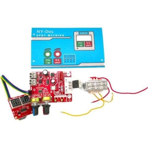 Digital Display Spot Welding Time and Current Controller Spot Welders Control Board 40A/100A Control Board for House Use