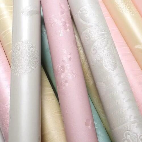 Damask Floral Self adhesive Wallpaper Vinyl Kids Room Contact Paper PVC Waterproof Wall Paper for Living Room Bedroom Wall Dec