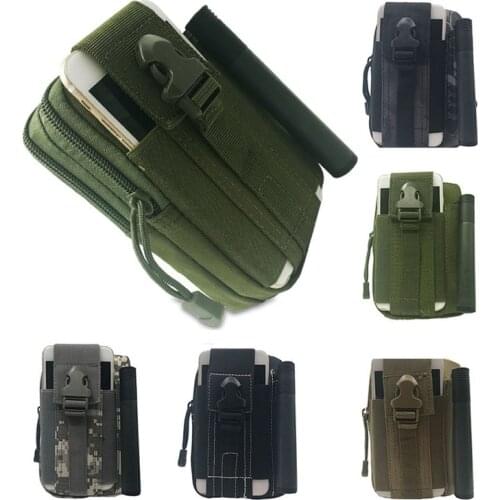 Men Waist Pack Bum Bag Pouch Waterproof Military Belt Waist Packs Molle Nylon Mobile Phone Wallet Travel Tool Waist card holder