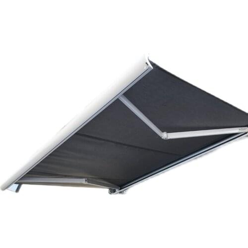 Electric Sunshade Folding Retractable Canopy Villa Exposed Balcony Remote Control Rainproof Outdoor Courtyard Full Box Canopy