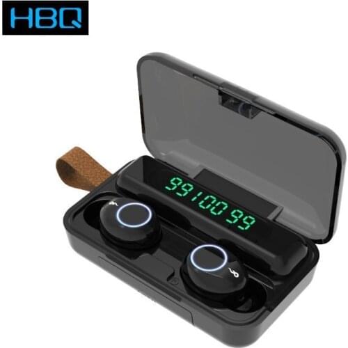 F9-30 Bluetooth 5.0 TWS Wireless Earphone 2000mAh 9D HiFi Stereo Sport Headset Waterproof Headphones Touch Mini Earbuds