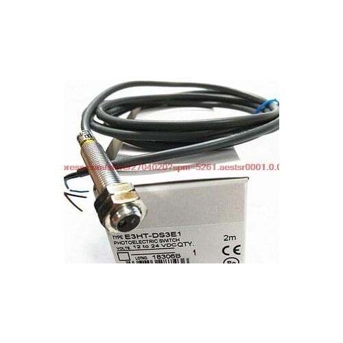 Photoelectric switch sensor E3HT-DS3E1, diffuse reflection, NPN normally open, M8
