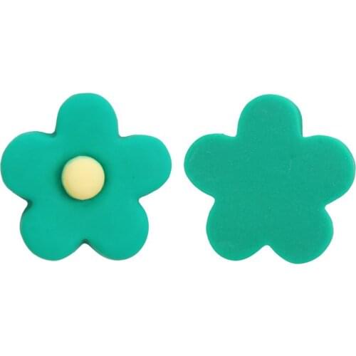 JOJO BOWS 10pcs DIY Crafts Supplies Flower Pattern Flatback Planar Resin Accessory Holiday Decoration Phone Case Apparel Sticker