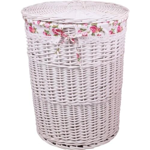 Dirty hamper rattan storage basket dirty clothes household clothes storage basket with lid hot pot shop clothes storage basket