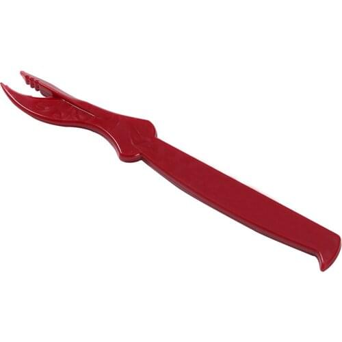 Red Plastic Seafood Sheller - 7 1/2" - 100 count box