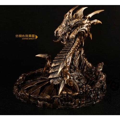 Cool Baron Dragon GK Handmade Large Desktop Resin Statue Ornaments Gifts Model