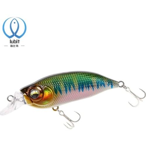 Lubit fishing lure 2020 IxI Shad Type-R 57mm 8g Fishing Floating Crankbait Minnow diving 0-1m Jerkbait Shad Bass Pike Lure