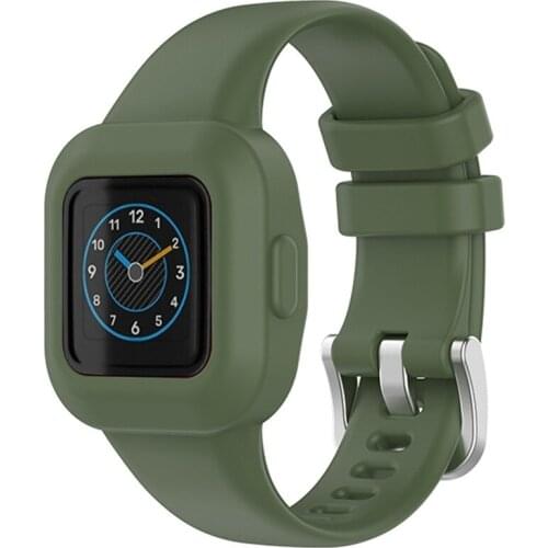 For Garmin Fit JR.3 Soft Silicone Watch Strap Pure Color Replacement Watch Band Bracelet for Garmin Vivo Fit JR.3 Children Watch