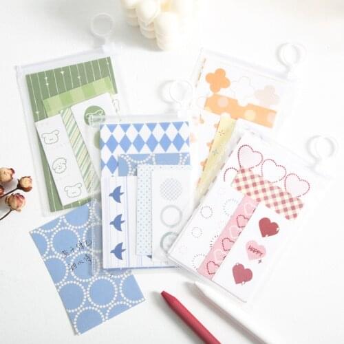 Mr. Sandro note set sea salt soda water series ins small fresh hand account DIY basic materials 21 sheets