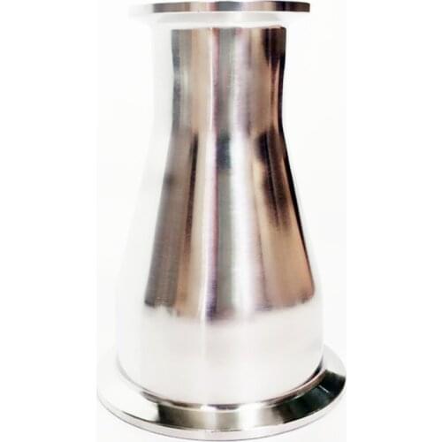 76mm To 63mm Pipe OD 3" To 2.5" Tri Clamp Reducer 304 Stainless Steel Sanitary Pipe Fitting Connector For Home Brew Homebrew