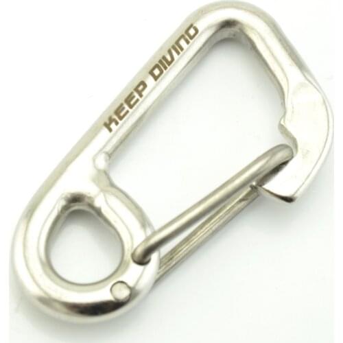 316 Stainless Steel Simple Hook Safety Diving Buckle Diving Durable Clip Hook Bolt Snap Scuba Diving Buckle Kayak Accessories