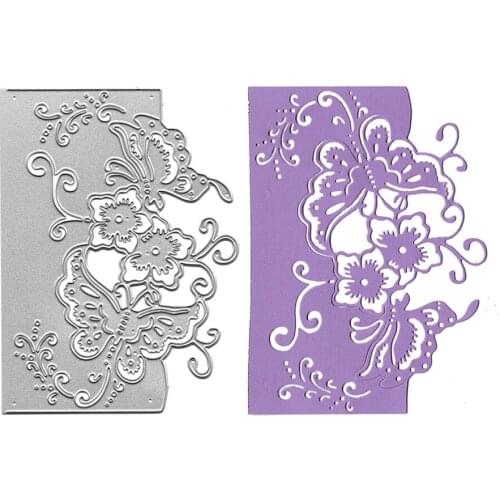 Craft New Dies Butterfly Border Metal Cutting Dies Scrapbooking Photo Album Embossing Mold Template Card Making Paper Die Cut