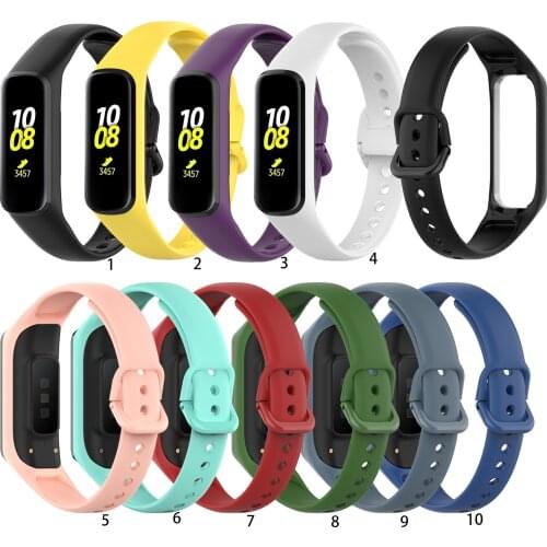 Strap Replacement WatchBand Smart Bracelet Band Bracelet Sports Silicone adjustable for Samsung Galaxy Fit-e SM-R375