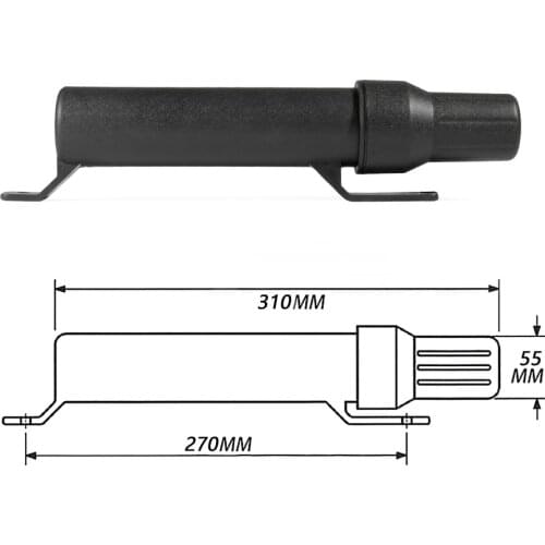 Universal Tool Tube Off-Road Retro Motorcycle Accessories Storage Box Waterproof Book Notebook Small Tool Document Holder