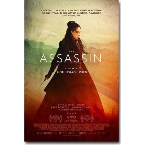 The Assassin Movie Silk Fabric Wall Poster Art Decor Sticker Bright