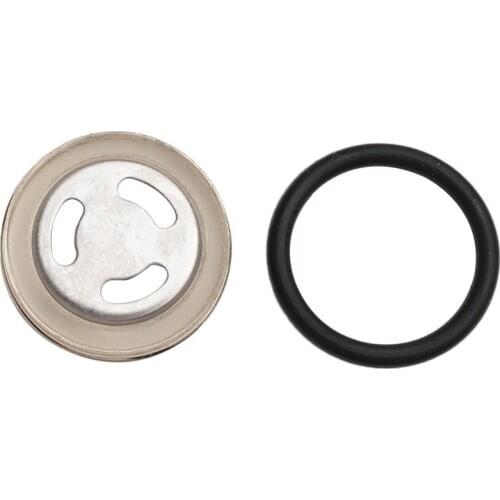 2pcs 18mm Brake Master Cylinder Reservoir Sight Glass Motorcycle Dirt Gasket Clutch brake upper pump rear brake pump oil mirror