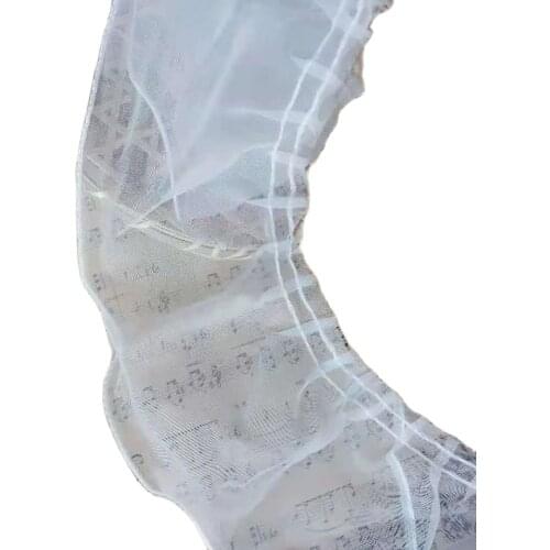 1Yard High Quality Lace Fabric Supplies 12cm Lace Material Chiffon Guipure Craft Sewing Trimmings Ribbon Decoration dentelle QZ2