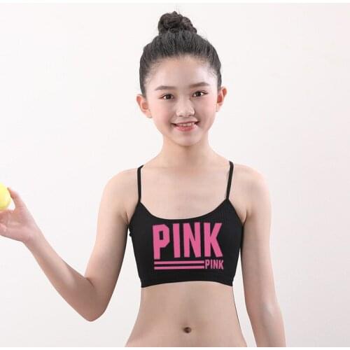 3PCS New 8-16 Years Girls Bras Teen Girls Underwear Wireless Kids Training Brassiere Training Bras Children Puberty Underwear