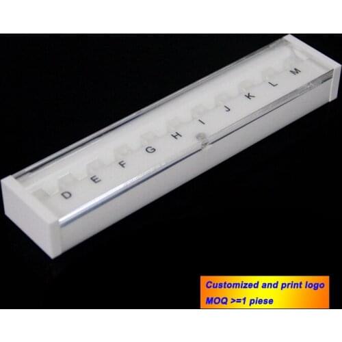 Customized Acrylic Jewelry Display Box Gem Holder Diamond Organizer Gemstone Box Gem Case With Magnetic Lid