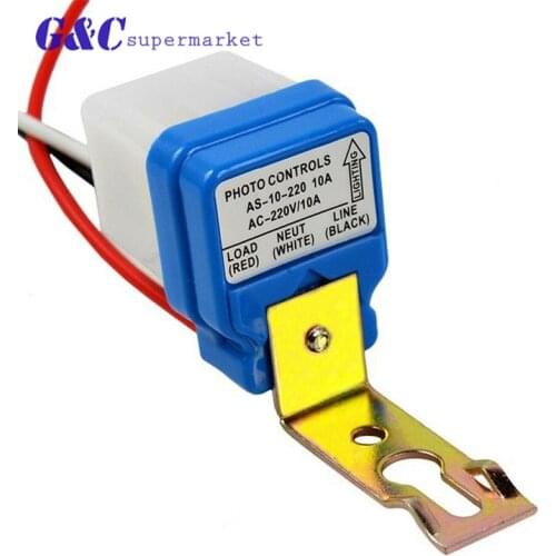 Automatic Auto On Off Street Light Switch Photo Control Sensor Switches AC 220V 10A