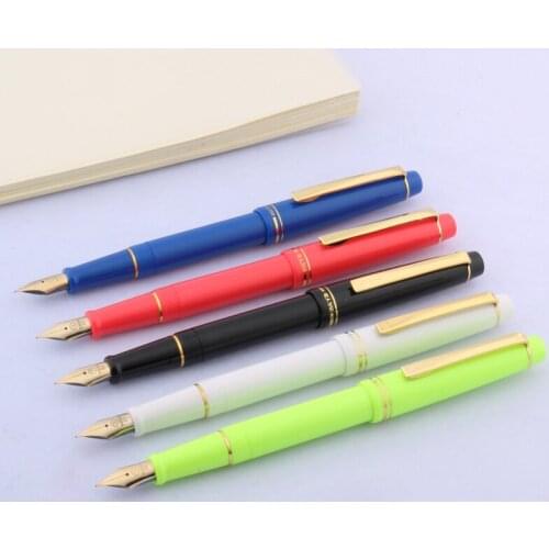 High quality brand popular classic Fountain Pen 78G golden gift 0.38mm Business Office school supplies Writing spinning ink pens