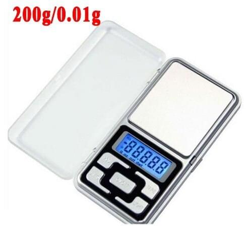 Free DHL FEDEX 200pcs 200g x 0.01g Mini Electronic Digital Jewelry Scale Balance Pocket Gram LCD Display