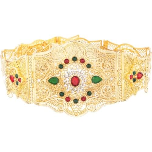 European womens national jewelry waist chain medieval princess belt fashion wedding dress Bijoux metal buckle chain