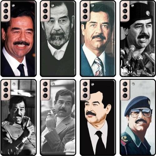 Saddam Hussein Iraq Arabic Phone Case For Samsung Galaxy S21 S20 Ultra Note 20 Note 10 S8 S9 S10 Plus S20 FE Coque