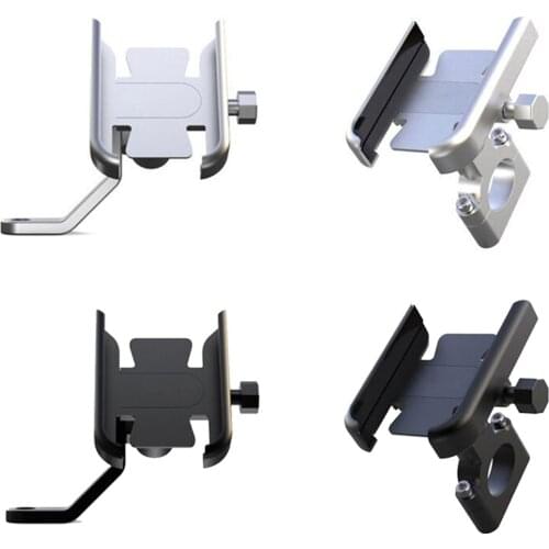 Aluminium Alloy Motorcycle Phone Holder 360° adjustable For bicycle Mirror phone Mount Braket bike support mount motorcycle