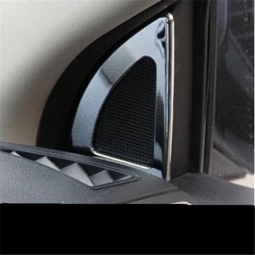 DoColors 2pcs/set Audio decorative frame special decorative interior refit ABS sequins patch case for Kia RIO K2 2011-2016