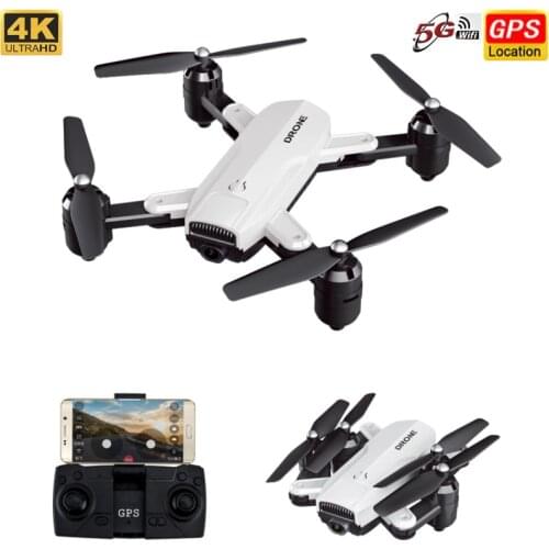 GPS Drone 4K 1080P Wide Angle HD Camera Drone 50x Zoom Surround Flight Intelligent Follow Quadcopter RC Helicopter Toys Gifts
