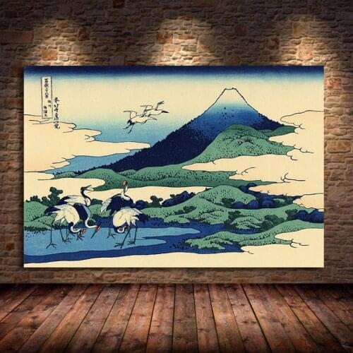 Katsushika Hokusai Great Wave Off Kanagawa Canvas Painting Posters And Prints Cuadros Wall Art Pictures For Living Room Unframed