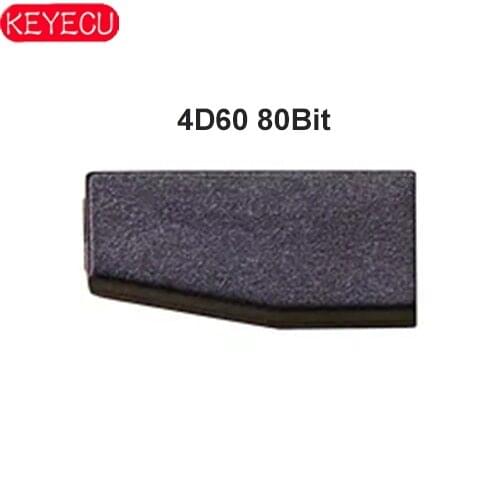 KEYECU 10pcs/lot Aftermarket 4D60 Blank Chip (Composite Material) 80BIT Pg1:FF