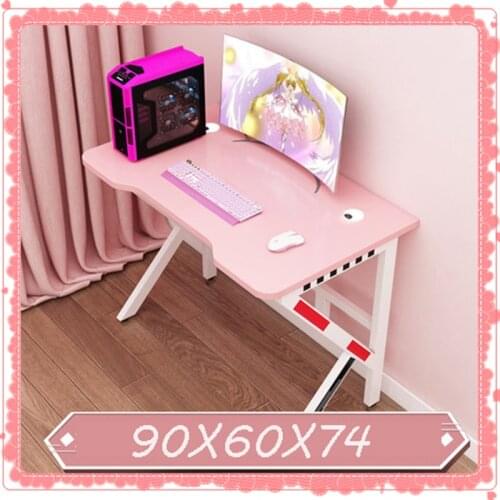 K-shaped leg 120X60X74 computer table pink game table girl 80X60X74 office desks home live table bedroom game table Hot