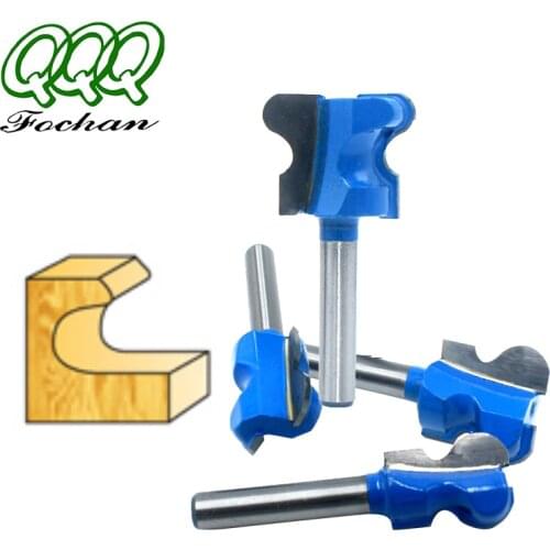 QQQ 6mm 1/4" / 6mm Shank Double Finger Router Bits for Wood Milling Cutter Industrial Grade Bit Woodworking Tools