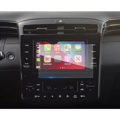 LFOTPP Car Screen Protector For Tucson NX4 2021 8 Inch GPS Navigation Touch Center Display Auto Interior Accessories 191*115MM