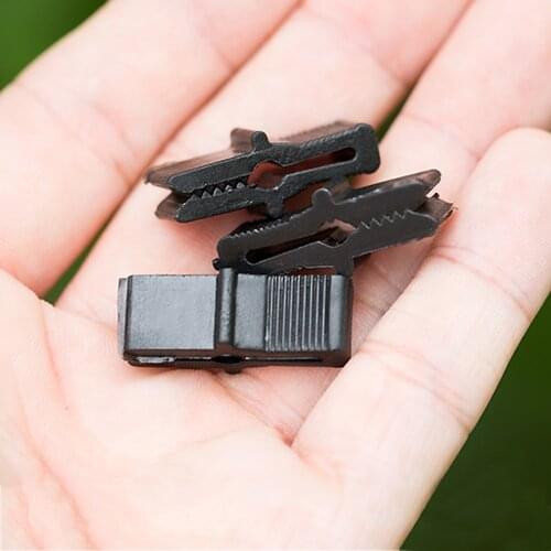 100pcs Plastic PlantFixed Clips Mini Gardening Tools Seedling Growing Clips Grape Shelter Shed Film Zipper Securing