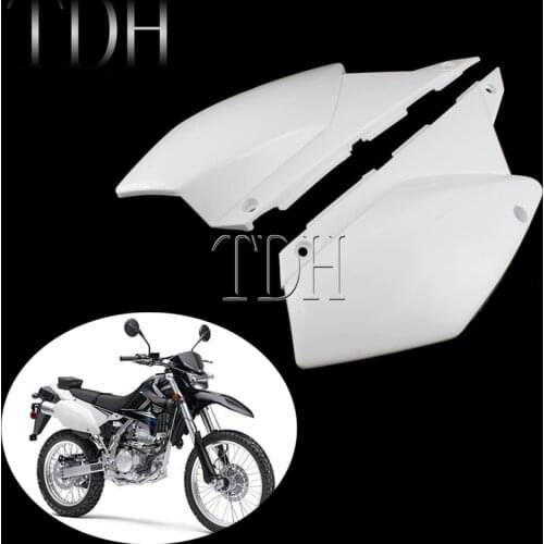 Motocross Plastic Fairing Cowl Side Panel Number Plate Side Frame Guard for Kawasaki KLX 250 S/SF/X D-Tracker 2008-2019 KLX250