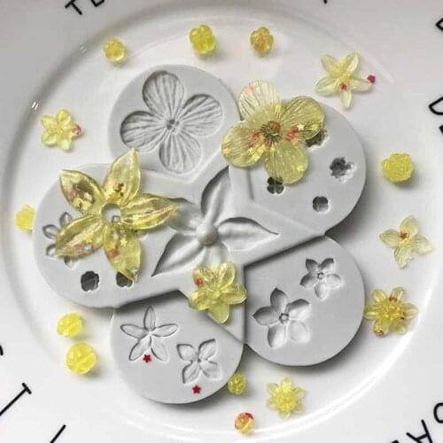 Five-pointed Star Fondant Cake Silicone Mold DIY Candy Cookie Cupcake Molds Baking Decorating Tools Biscuits Mould