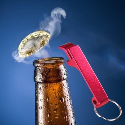 Portable Beer Bottle Opener Keychain Mini Pocket Stainless Steel Beer Bottle Opener Wedding Party Favor Gifts Wholesale L3