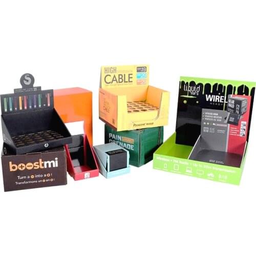 Custom printing Paper boxes colorful counter Display Box ( DX-007)