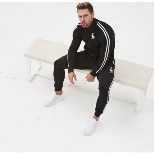 Brand clothing Spring Tracksuit Men Casual Patchwork Sportwear Set Sweatshirt Sweatpants Male Joggers dress Suits free shipping