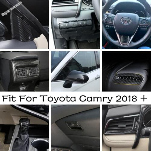 Interior Accessories Center Central Glove Storage Organizer Holder Armrest Box Cover Trim Plastic For Toyota Camry 2018 - 2021