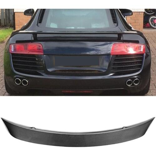 Carbon Fiber Auto Rear Racing Trunk Spoiler Rative Wing Car Styling for Audi R8 V8 V10 2008-2015